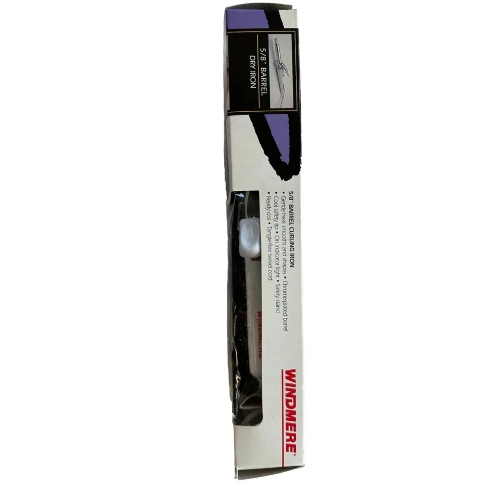 Vintage WINDMERE 1990's Dry Curling Iron With 5/8